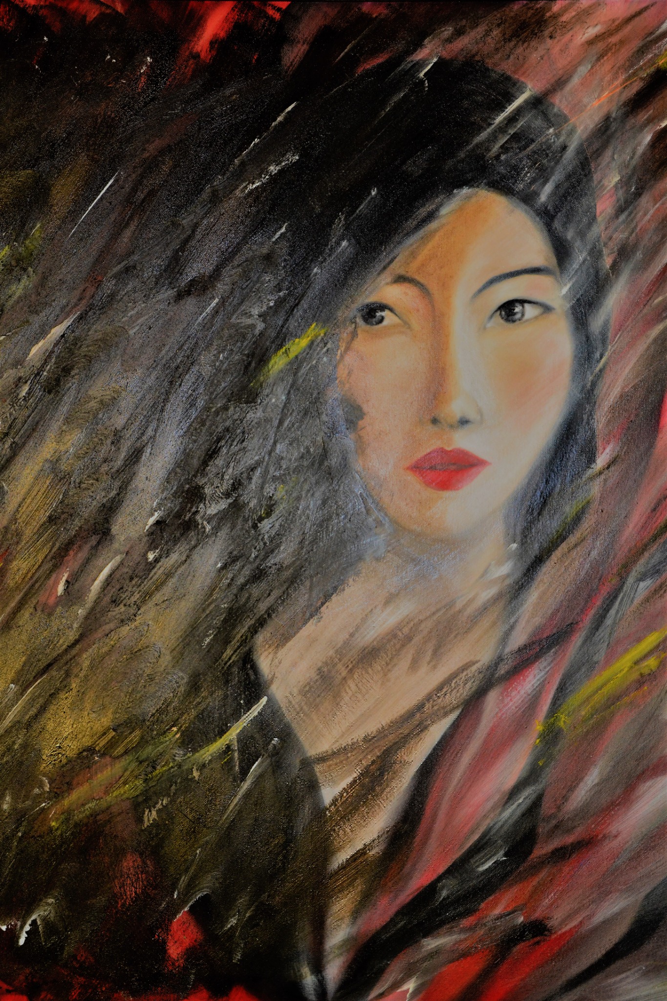 La Geisha, fotografia originale dell’opera di Patrizia